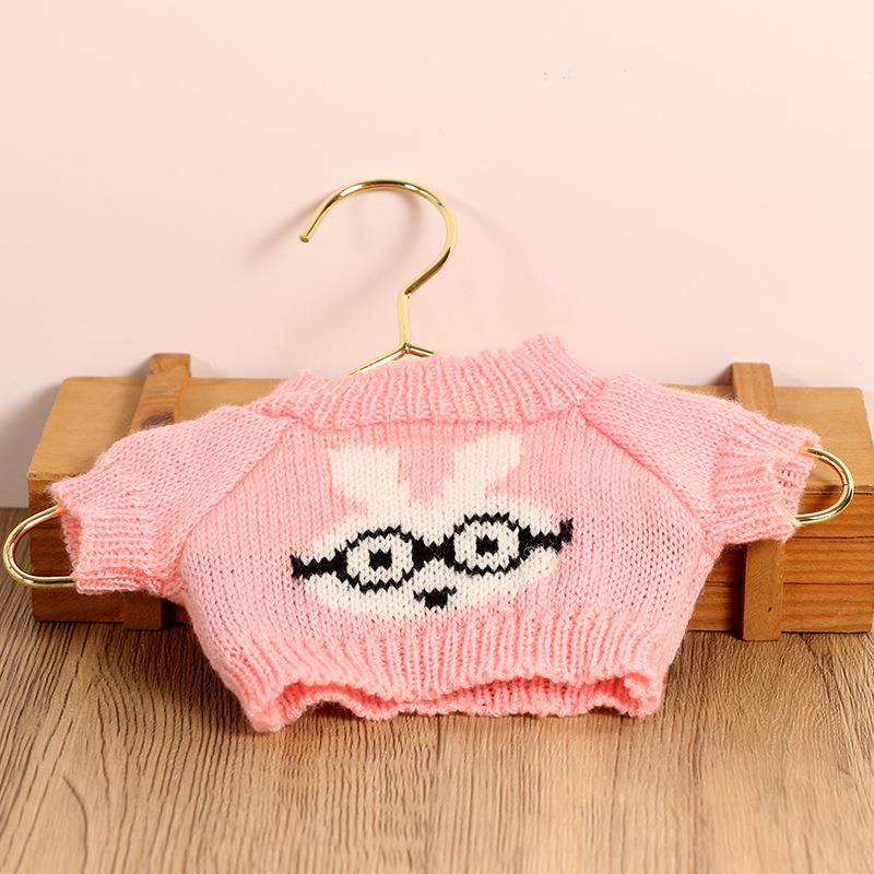 Maglione rosa testa di coniglio