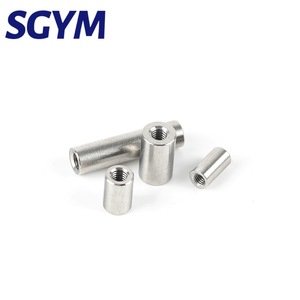 Metric <strong>M3</strong>/M4/M5/M6/M8/M10/M12 304 Stainless Steel Long Hex Square Round <strong>Coupling</strong> Cylindrical Nut - Product Image 3