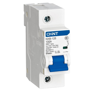 Chint NXB-125ミニチュア回路ブレーカ1P 2P 3P 4P 80A 100A 125A 10ka容量モデルC80 C100 C125 MCB - Product Image 1