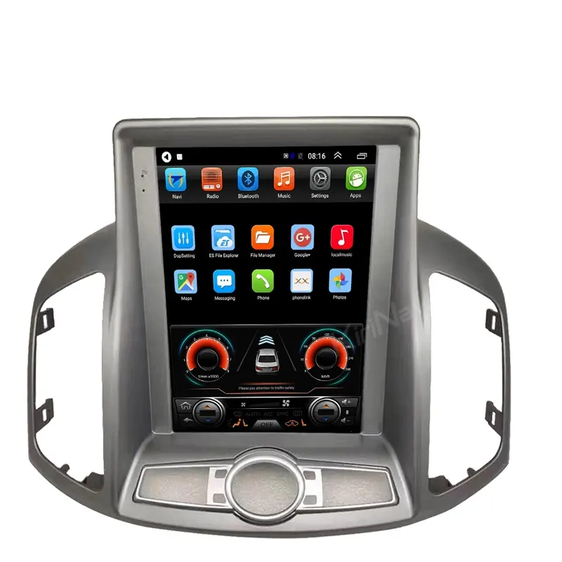 KiriNavi Android 11 écran Vertical Style Tesla pour Chevrolet Captiva autoradio lecteur multimédia Auto Navigation GPS 2012-2017