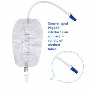 Dùng một lần nước tiểu Bộ sưu tập Túi Y Tế kích cỡ khác nhau nước tiểu chân túi cho nam giới - Product Image 3