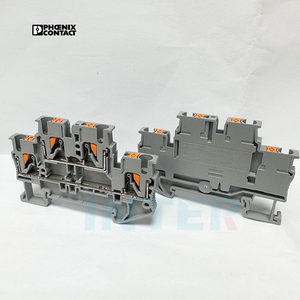3210570 PTTB 2,5 bloque de terminales de plástico montado en Riel Din azul Phoenix contact bloques de terminales de empuje de resorte de doble capa - Product Image 6