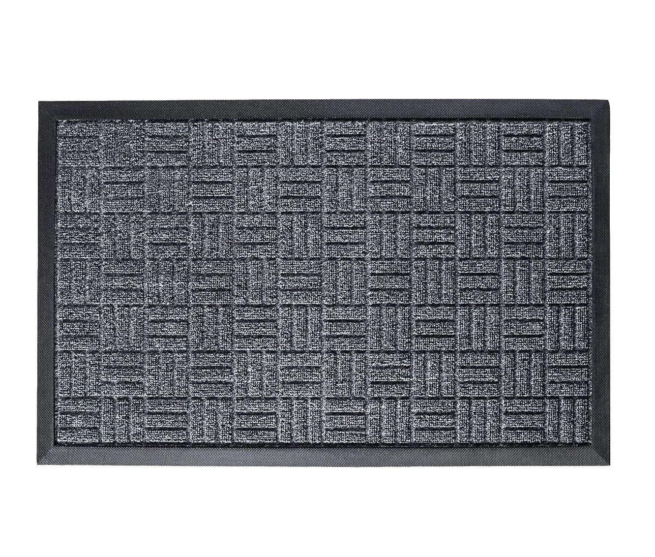 Cheap Heavy Duty Water Absorbent Plain Rubber Front Mats Indoor Entrance Carpet Mat Door Mat