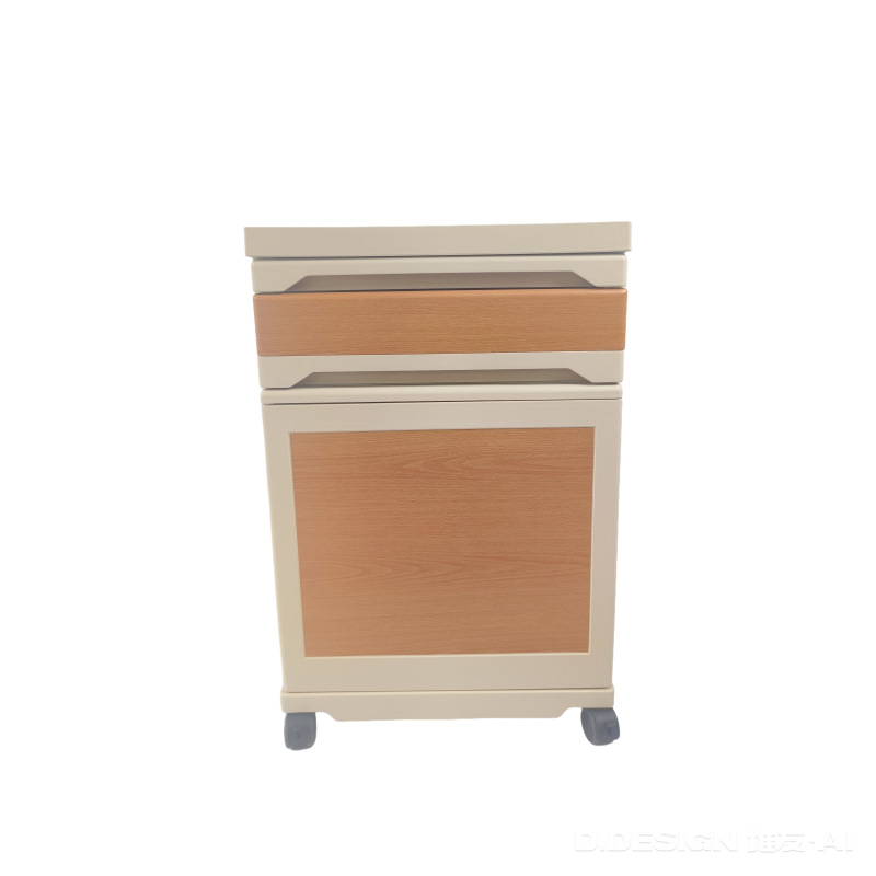 Table de chevet acier-plastique