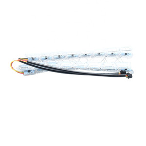 Hot販売車アクセサリーヘビデイタイムランニングライト<span class=keywords><strong>led</strong></span>涙目ホワイトアンバーdrlストリップライト用カー