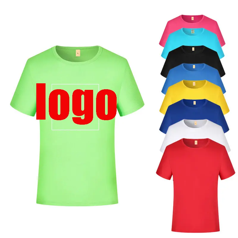T-6 Hoge Kwaliteit T-Shirt Zomer Aanpasbare Oem Logo Korte Mouw Sport T-Shirt Mode Plus Size Heren Shirts Voor Vrouwen