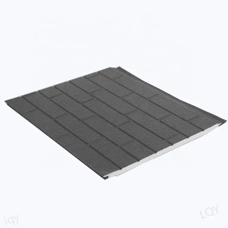 High rigid saving energy building material PU sandwich panel aluminum surface cover for house fireproof