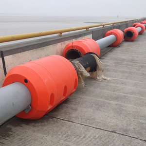 Boya de material PE directa de fábrica flotante de tubo de dragado de arena personalizada de alta calidad con diseño de pistón - Product Image 2