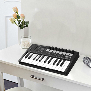 Professional 25keys Type-c <strong>MIDI</strong> <strong>Keyboard</strong> <strong>Controller</strong> With 25 Responsive Synth Keys Drum Pad for Mac and PC Arpeggiator and Music - Product Image 6