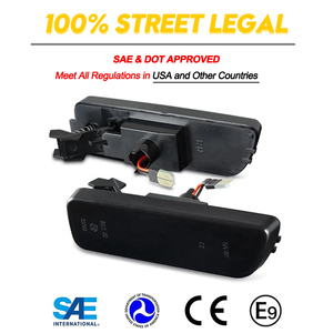 Ön tampon LED Side Marker işık flaşör sinyal lambası için V-olkswagen1999-2005 G-OLF MK4,2000-2003 GTI/R32 MK4,1999-2002 CABRIO - Product Image 4