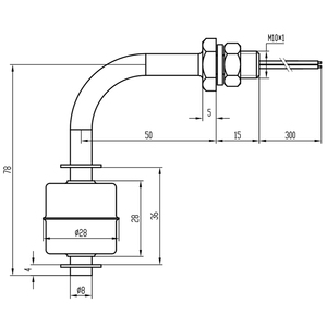 SUS304/SUS316 Side Magnetic <strong>Float</strong> Switch Water <strong>Level</strong> <strong>Sensor</strong> - Product Image 4