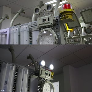 ATEX AC220V 5W WF1 WF2 Pole <strong>Mounted</strong> <strong>G3</strong>/4 Explosion Proof Siren Sound Warning Light System for Machine Detector - Product Image 5