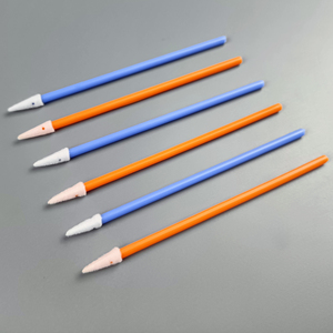 クリーンルームシステムクリーンルームポリエステル綿棒クリーンルームフォーム綿棒詳細なクリーニング用 - Product Image 1