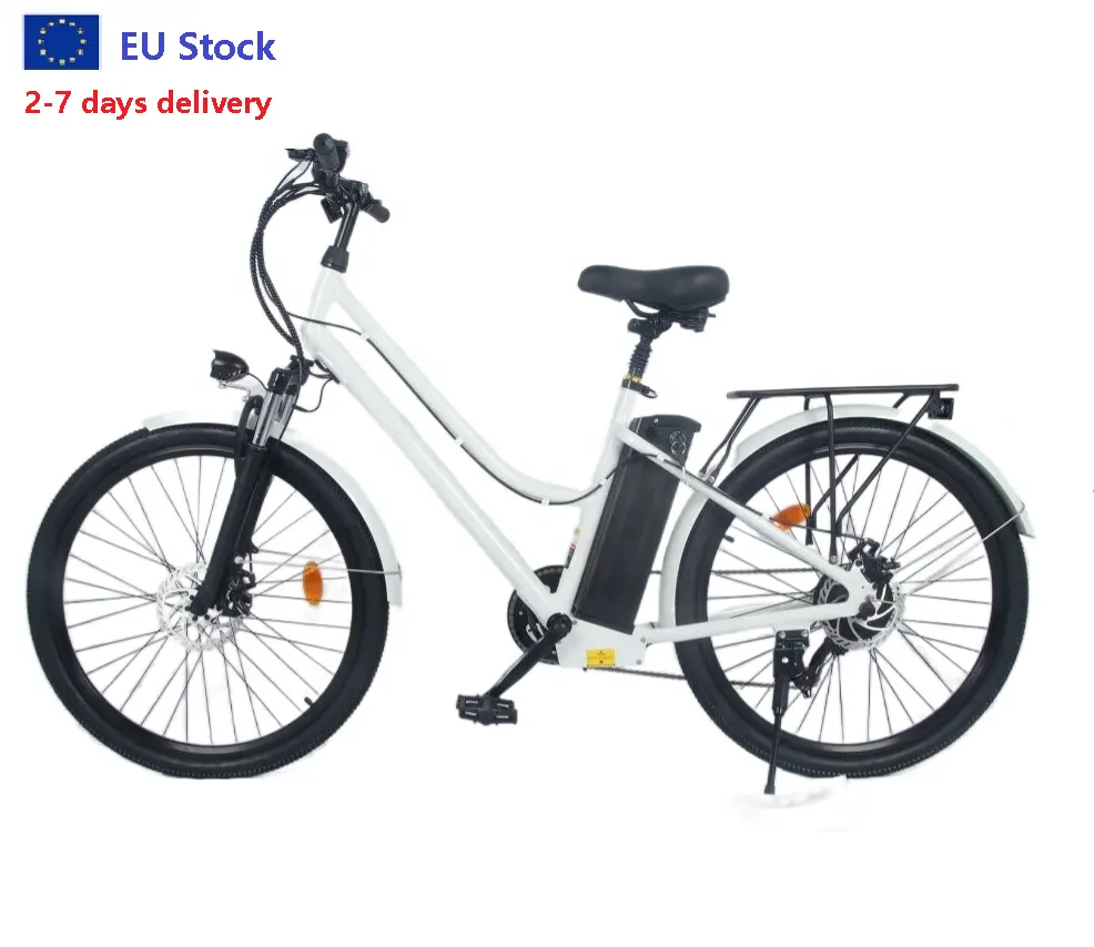 Cao cấp EU cổ phía sau động cơ Ebike 10.5ah đầy đủ hệ thống treo 350W động cơ điện đi lại thành phố xe đạp xe đạp xe đạp với CE