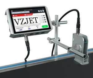 VZJET Tij 2.5打印机有效期编码机高速在线喷墨打印机可变数据打印机塑料打印机