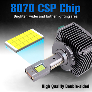 Raych D serisi LED far lambaları 90W 18000 lümen süper parlak D1S D2S D3S D4S D5S lamba dönüşüm kiti 6000K serin beyaz IP68