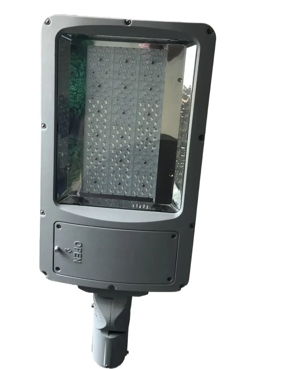 Lampu taman luar ruangan, lampu jalan 90W 200W, lampu sensor tahan air, aluminium untuk jalan