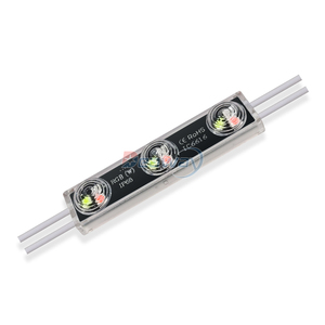 โมดูลไฟ RGB LED 110V 220V 2W SMD3030ไฟโลโก้9ดวงพร้อมเลนส์ IP68โมดูลกันน้ำ - Product Image 1