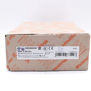 Original New Weidmüller CONN TERM BLK FEED DURCH 12-26AWG 1689960000 - Product Image 5