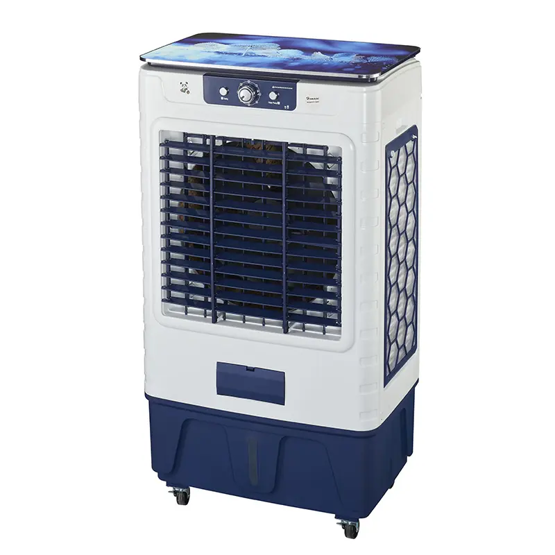 Umidificante aromaterapia multi-funzione aria condizionata ventilatore aria fredda ventola di raffreddamento con cristallo di neve