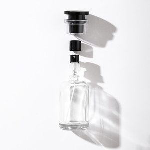 Boş lüks temizle doldurulabilir cam parfüm şişesi 30ml 50ml 100ml yuvarlak Parfum şişeleri ile özel Logo paketi Metal kutu - Product Image 6