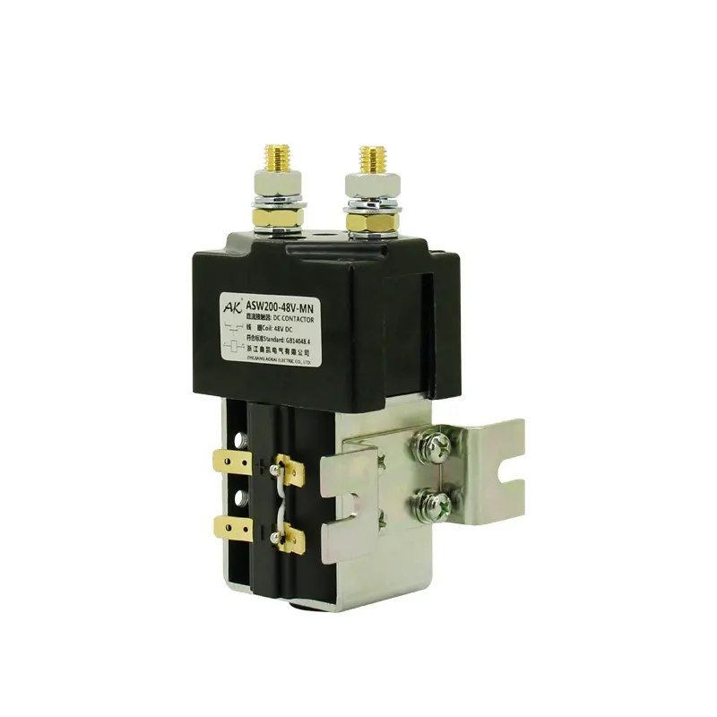 SW180 Magnetic Latching DC Contactor 100A 200A With Auxiliary Contact