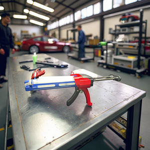 100ml 1:1 kép dùng một lần hai thành phần trắng PP Epoxy keo Cartridge dính <span class=keywords><strong>caulking</strong></span> Súng tiêm đúc chăm sóc xe - Product Image 3