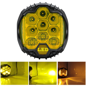 Pefect <strong>Led</strong> Three Sided Illuminated <strong>5</strong>-inch <strong>LED</strong> Work Lights for Off-road Vehicle Modification, Motorcycle Headlights,working Light - Product Image 6