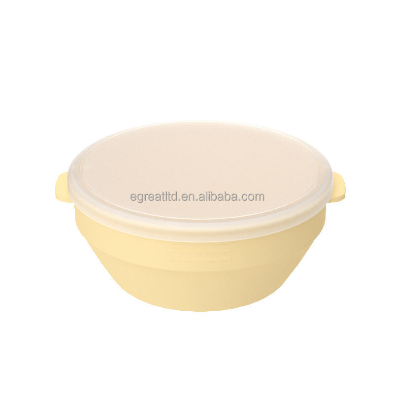 Taille S avec couvercle en silicone)Beige