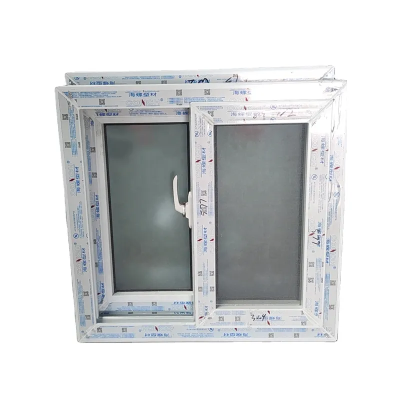 Finestre scorrevoli popolari moderne del PVC di colore bianco della finestra del PVC per la costruzione domestica