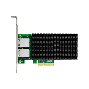 インテルX550-T2 Dual-RJ45 10GコンバージドNIC V3.0ネットワークカード100GbEサーバーアプリケーションPCIe X4 10Gbps伝送速度 - Product Image 2