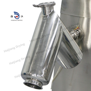 Yüksek kalite paslanmaz çelik V tipi gıda tozu mikser kimyasal karıştırma makinesi otomatik Plc cihazı kuru toz mikser - Product Image 6