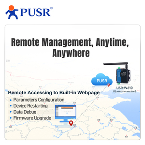 Convertidor PUSR Serial RS485 RS232 a WiFi Cliente inalámbrico industrial Modbus Gateway Protocolo MQTT USR-W610 (versión Qualcomm) - Product Image 5
