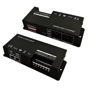 4-Kanal-Fernbedienungsbeleuchtung RGBW DMX512 Decoder Controller Handbuch HF-Anschluss 12-24V Light Strip Module