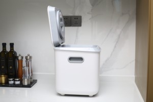 キッチンコンポストは、シングルボタン、屋内コンポストで廃棄物を天然肥料に変えます-電気キッチンフードリサイクル機