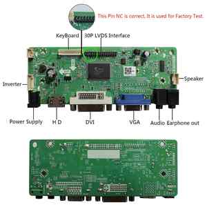 Placa controladora Lcd de 640X480, placa de Control principal de Audio LVDS Dvi Vga Universal para pantalla Lcd de 10,4 pulgadas y pulgadas - Product Image 3