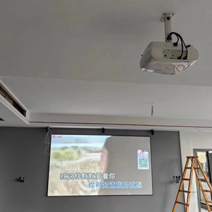 Pantalla de proyección con marco de aluminio de 100 pulgadas Marco fijo 4K 8K 16:9 16:1 Relación de aspecto para uso doméstico-Pantalla Zsmscreen FS350S - Product Image 6