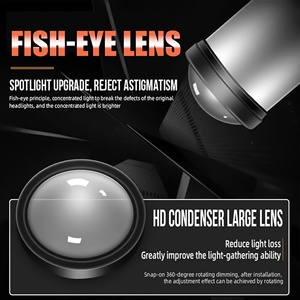 H4 LED Y10 ProスーパーブライトミニプロジェクターレーザーレンズLED 60W自動車電球変換キットHi/LoビームH7 LEDヘッドライト電球