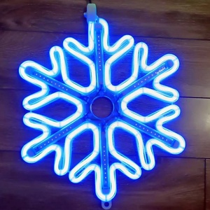 60 cm <strong>Snowflake</strong> <strong>LED</strong> Lights Star <strong>Snowflake</strong> Sparkling Icicle Falling Twinkling <strong>Led</strong> Hanging <strong>LED</strong> Window Tree Christmas Lights - Product Image 1