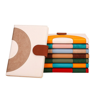 Personalizzabile 2025 elegante A5 Journals chiusura a scatto in pelle Notebook cancelleria progetto Notebook graziosa cancelleria