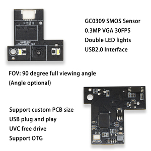 Düşük maliyetli 0.3MP 1/9 inç GC0309 HD kamera modülü VGA CMOS sensör 30FPS dizüstü QR kod tarayıcı Mini USB kamera modülü OEM - Product Image 3