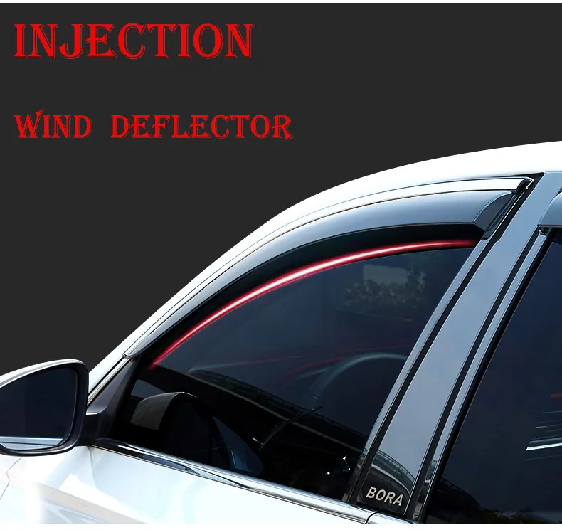 Visores de ventana para coche, visera de puerta, Escudo de viento, deflectores, protección solar de lluvia para Hyundai Tucson 2015 2016 2017 2018