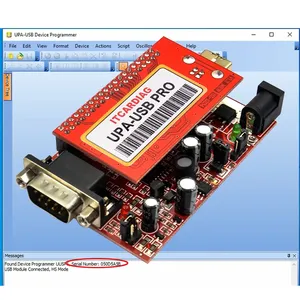 UPA USB-Programmierer UPA USB V1.3 SN:050D5A5B ECU Chip Tuning-Werkzeug 350 MB Scripts hinzufügen mit vollen Eeprom-Adaptern mit NEC-Funktionen
