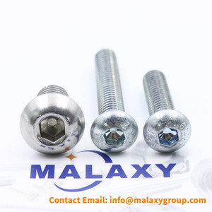 MALAXY özelleştirilmiş 304 paslanmaz çelik M1.6 M2 M2.5 M3 M4 gömme düğme Torx Pan kafa makinesi soket vidalar - Product Image 5