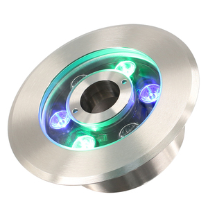 304 из нержавеющей стали Rgb/rgbw Donut Ring Type Dmx Control 18 Вт IP68 Водонепроницаемая музыкальная программа светодиодный фонтан - Product Image 5