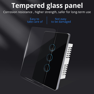 Zemi smart Tuya Smart Switch ZigBee 1/2/Gang US Standard Touch Wand lichtsc halter Glasscheibe Homekit Switch APP Timer Control - Product Image 5