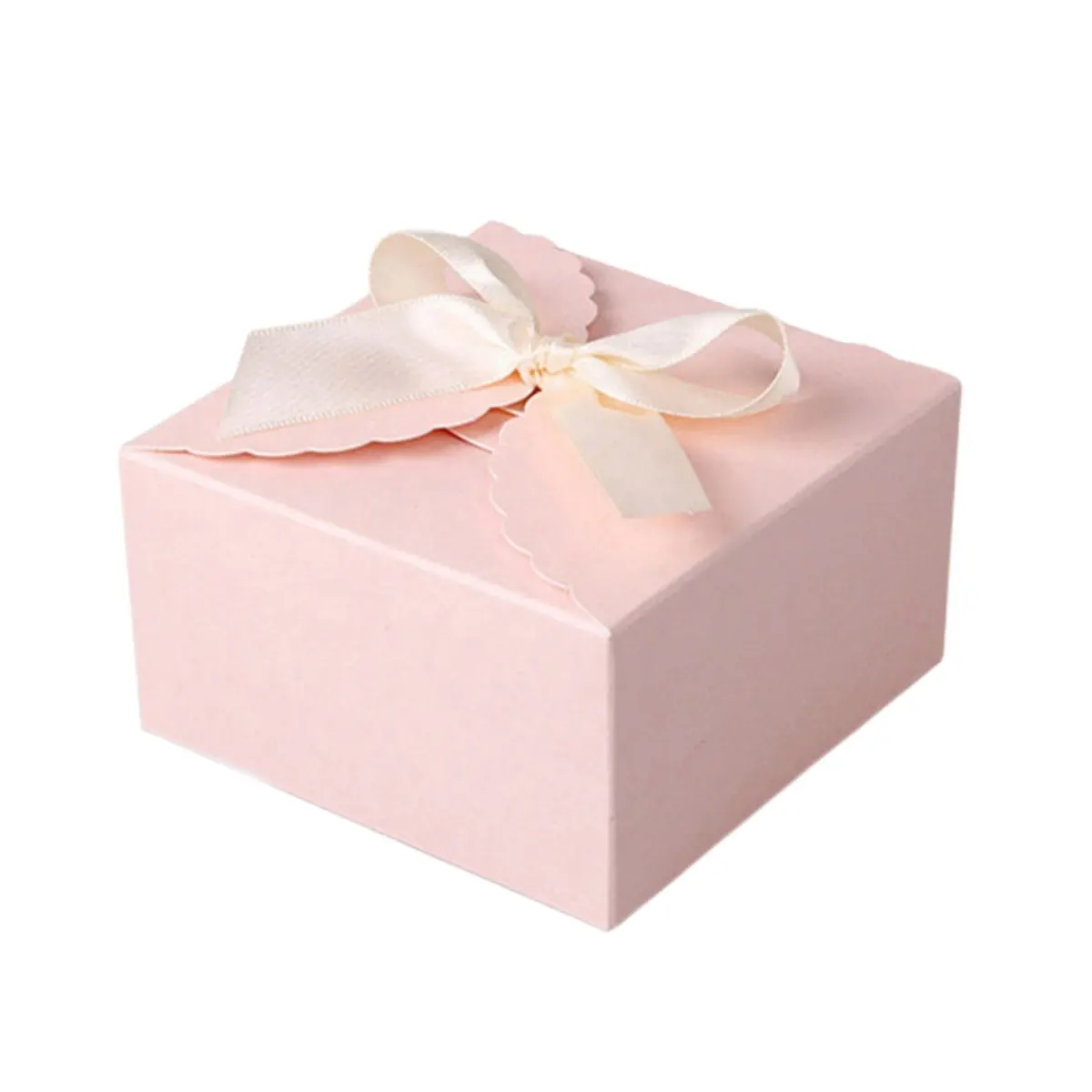 Ustom-caja de jabón plegable hecha a mano, caja de papel de color sólido para regalo de dulces