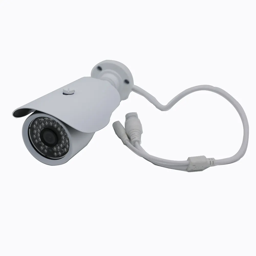 Kamera IP luar ruangan antiair 8MP H.265 IP66, kamera kubah IP logam keamanan rumah dengan POE Off-duty Kamera CCTV