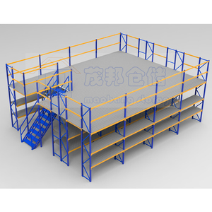 Q235B Stahl konstruktionen Multi Loft Industrie regal Rack Lagerung Lager regals ysteme Second Floor Mezzanine - Product Image 5