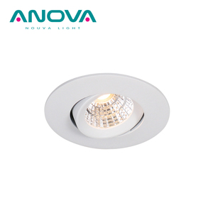 Dim ip44 parlama önleyici ayarlanabilir cob gömme led downlight ile arka kapak - Product Image 4